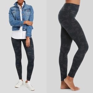 SPANX EcoCare Camo Seamless Leggings, Size Large